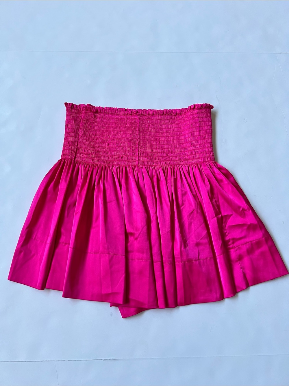 Natural Life Hot Pink Girly Smocked Boho Hippie Beach Daisy Mini Skirt Small - Picture 12 of 15